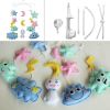 Blue Pink Baby Crib Bell Handmade Musical Mobile Baby Shower Gift Nursery Decor; Sunny Doll